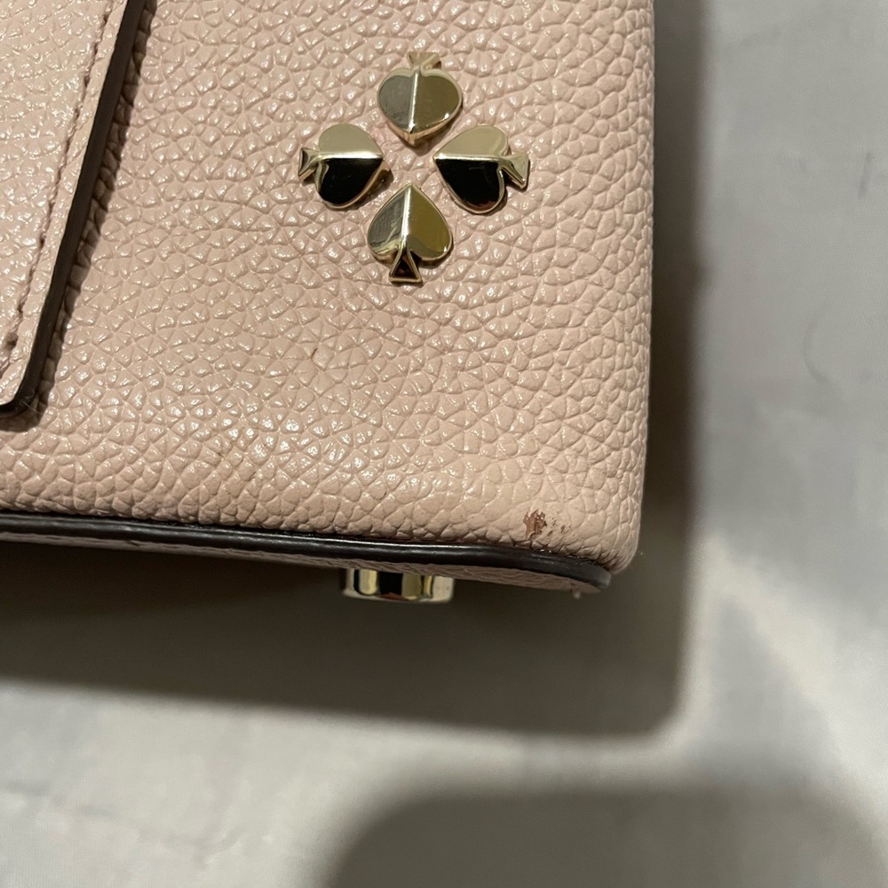 Kate Spade Pink Satchel with Gold Accents - Picture 15 of 16